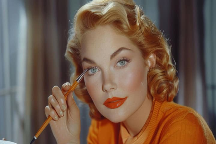 1950s makeup eyes