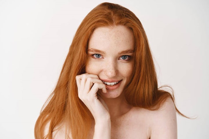 makeup tips for redheads freckles